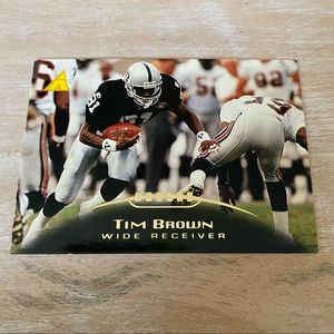 Tim Brown Hall of Fame Oakland Raiders WR 1995 Card